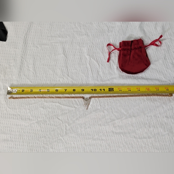 Coach Pyramid Spike Necklace, Two Toned- Rose Gold And Silver, Bold - Picture 8 of 10